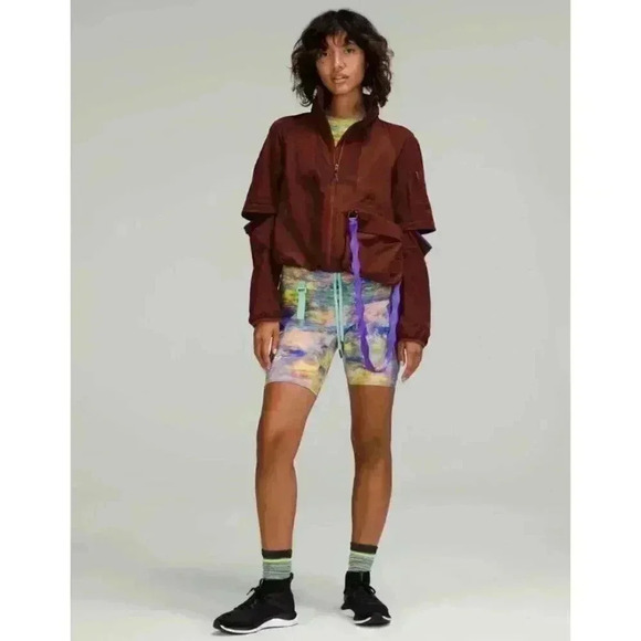 Lululemon Women's Cargo SHR Hiking Shorts 8" 4 Altered Nature Multi Carabiner - Picture 10 of 13